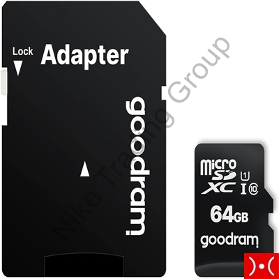 Goodram 64GB MIicro Card cl10 UHS I + adt Esc Siae